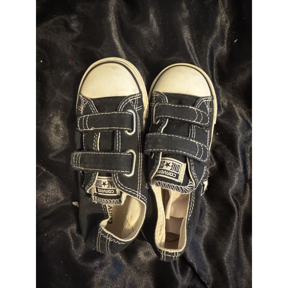 Converse All Star Toddler Size 11 Shoes Sneakers Blue Hook Loop